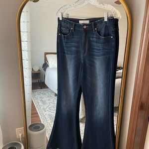 KanCan Dark Blue Flare Jeans